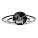 Oprawa zwieszana V-TAC 32W LED czarna VT-7816 3000K 3880lm