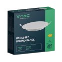 Panel LED V-TAC wpuszczany premium downlight 3W okrągły fi90 VT-61003 4000K 330lm