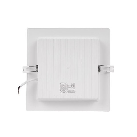 Panel LED V-TAC wpuszczany premium downlight 6W kwadrat 120x120 VT-61006 4000K 660lm