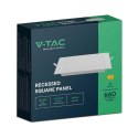 Panel LED V-TAC wpuszczany premium downlight 6W kwadrat 120x120 VT-61006 4000K 660lm