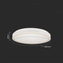 Plafon V-TAC 18W LED 3w1 biały okrągły fi.35cm VT-7779 4000K 1280lm