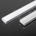 Profil aluminiowy anodowany cienkościenny V-TAC 2mb klosz mleczny VT-8113