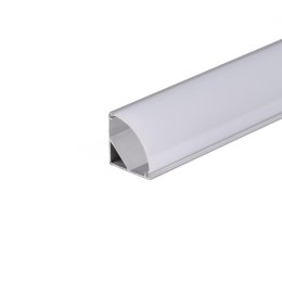 Profil aluminiowy anodowany kątowy cienkościenny V-TAC 2mb klosz mleczny VT-8109