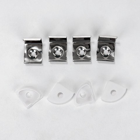 Profil aluminiowy anodowany kątowy cienkościenny V-TAC 2mb klosz mleczny VT-8109