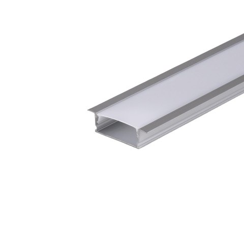 Profil aluminiowy anodowany wpuszczany cienkościenny V-TAC 2mb klosz mleczny VT-8106