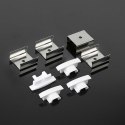 Profil aluminiowy anodowany wpuszczany cienkościenny V-TAC 2mb klosz mleczny VT-8106