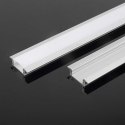 Profil aluminiowy anodowany wpuszczany cienkościenny V-TAC 2mb klosz mleczny VT-8106