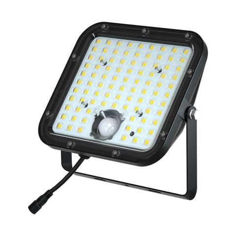 Projektor LED solarny V-TAC 30W IP65 pilot timer LiFePO 6.4V 6000mA czarny VT-432 4000K 4800lm 3 lata gwarancji