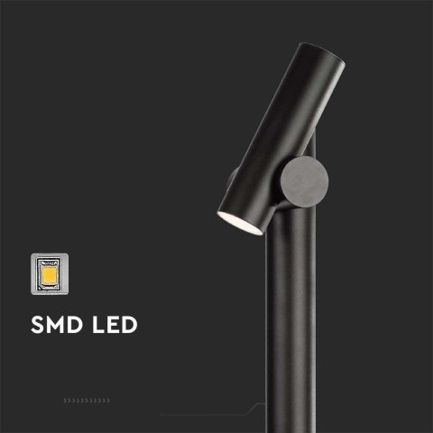 Słupek ogrodowy V-TAC 4W LED 100CM czarny IP44 VT-1187 3000K 390lm