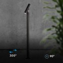 Słupek ogrodowy V-TAC 4W LED 100CM czarny IP44 VT-1187 3000K 390lm