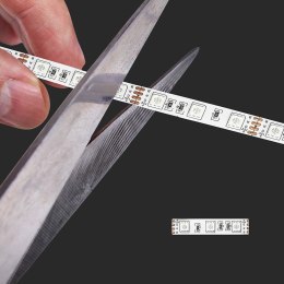 Taśma LED V-TAC 24V SMD3535 600LED IP20 12W/m 8mm VT-3535 RGB