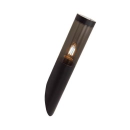 Kinkiet ogrodowy V-TAC 400x76mm ścienny czarny IP44 E27 VT-1183