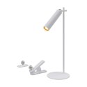 Lampka biurkowa V-TAC 4w1 37cm kinkiet klips latarka 3W LED biała VT-7413 4000K 300lm