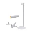 Lampka biurkowa V-TAC 4w1 37cm kinkiet klips latarka 3W LED biała VT-7413 4000K 300lm