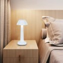 Lampka biurkowa nocna V-TAC 2W LED 23cm ładowanie USB CCT ściemnianie biała VT-7566 3000K-6000K 40lm