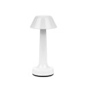 Lampka biurkowa nocna V-TAC 2W LED 23cm ładowanie USB CCT ściemnianie biała VT-7566 3000K-6000K 40lm