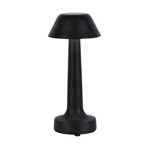 Lampka biurkowa nocna V-TAC 2W LED 23cm ładowanie USB CCT ściemnianie czarna VT-7566 3000K-6000K 40lm