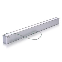 Oprawa V-TAC LED linear SAMSUNG CHIP 60W góra dół do łączenia zwieszana srebrna 120cm VT-7-60-S 4000K 6000lm 5 lat gwarancji
