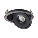 Oprawa V-TAC LED uchylny downlight 12W LED COB CRI90+CCT czarna VT-2512 3000K-4000K-6400K 785lm