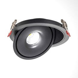 Oprawa V-TAC LED uchylny downlight 12W LED COB CRI90+CCT czarna VT-2512 3000K-4000K-6400K 785lm