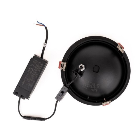 Oprawa V-TAC LED uchylny downlight 12W LED COB CRI90+CCT czarna VT-2512 3000K-4000K-6400K 785lm