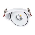 Oprawa V-TAC LED uchylny downlight 20W LED COB CRI90+CCT biała VT-2520 3000K-4000K-6400K 1408lm