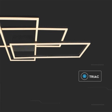 Oprawa sufitowa V-TAC LED 47W czarna VT-7926 3000K 5010lm