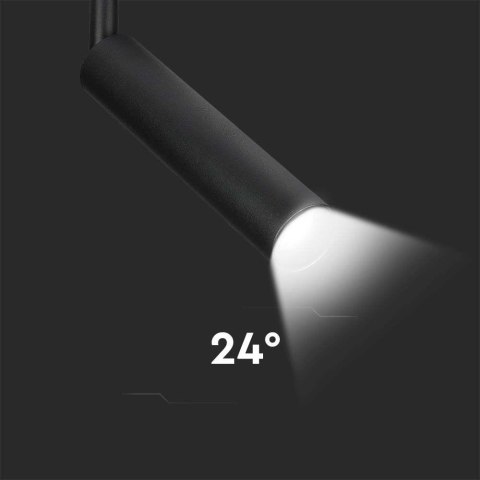 Oprawa szynosystem 3F V-TAC 15W LED SAMSUNG CHIP CRI90+czarna VT-415 4000K 1500lm 5 lat gwarancji