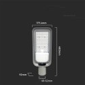 Oprawa uliczna LED V-TAC 100W 115st IP65 VT-150100ST 6500K 8700lm