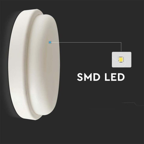 Plafon V-TAC 18W LED okrągły 195x38mm IP54 VT-8096 4000K 1820lm
