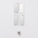 Profil aluminiowy anodowany V-TAC 2mb klosz mleczny 20x50mm VT-8206