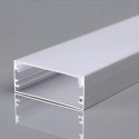 Profil aluminiowy anodowany V-TAC 2mb klosz mleczny 20x50mm VT-8206