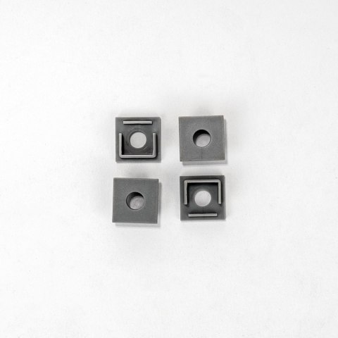 Profil aluminiowy anodowany do gipsowania 125mm V-TAC 2mb klosz mleczny VT-8201