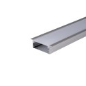 Profil aluminiowy anodowany wpuszczany 20x50mm V-TAC 2mb klosz mleczny VT-8207