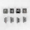 Profil aluminiowy anodowany wpuszczany na dwie taśmy V-TAC 2mb klosz mleczny VT-8203