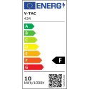 Projektor LED V-TAC 10W SAMSUNG CHIP czujnik ruchu funkcja cut-OFF biały VT-10-S-W 4000K 800lm 5 lat gwarancji