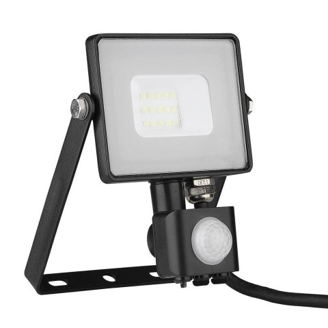Projektor LED V-TAC 10W SAMSUNG CHIP czujnik ruchu funkcja cut-OFF czarny VT-10-S-B 3000K 800lm 5 lat gwarancji