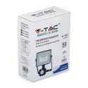 Projektor LED V-TAC 10W SAMSUNG CHIP czujnik ruchu funkcja cut-OFF czarny VT-10-S-B 3000K 800lm 5 lat gwarancji