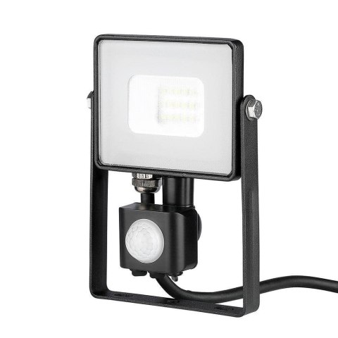 Projektor LED V-TAC 10W SAMSUNG CHIP czujnik ruchu funkcja cut-OFF czarny VT-10-S-B 3000K 800lm 5 lat gwarancji