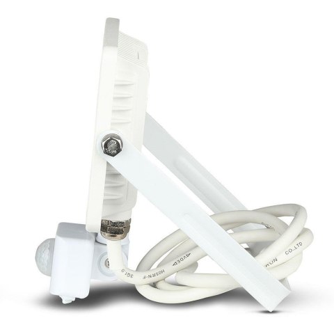 Projektor LED V-TAC 20W SAMSUNG CHIP czujnik ruchu funkcja cut-OFF biały VT-20-S-B 4000K 1600lm 5 lat gwarancji