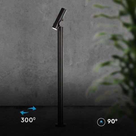 Słupek ogrodowy V-TAC 4W LED 100CM czarny IP44 VT-1187 4000K 390lm