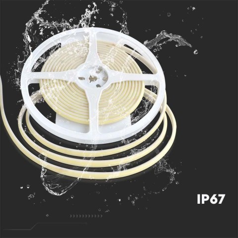 Taśma LED V-TAC bezpunktowa COB 320LED 24V IP67 10W/m VT-COB 320 Kolor Niebieski