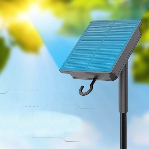 Taśma LED V-TAC zasilanie solarne 5mb pilot IP67 VT-2835 RGB 120lm