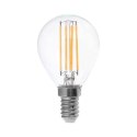 Żarówka LED V-TAC 6W filament E14 kulka P45 VT-2466 6500K 600lm