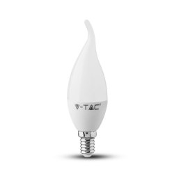 Żarówka LED V-TAC SAMSUNG CHIP 5.5W E14 świeczka płomyk VT-258 6400K 470lm 5 lat gwarancji