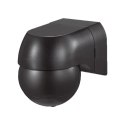 Czujnik ruchu ścienny 180st ruchoma główka czarny full black V-TAC VT-8028
