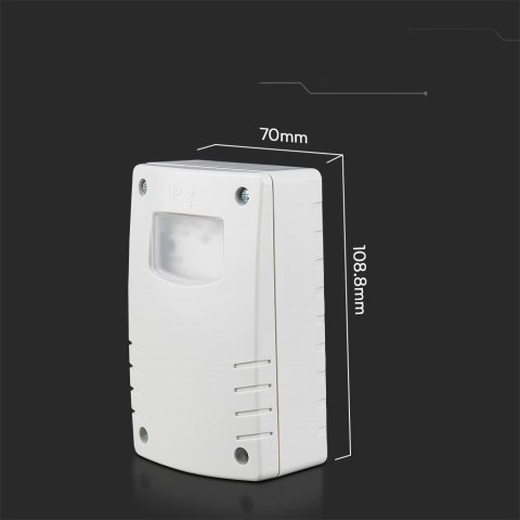Czujnik zmierzchu światła z timerem V-TAC 10A 2400W 3-500LUX IP65 VT-81007 5 lat gwarancji