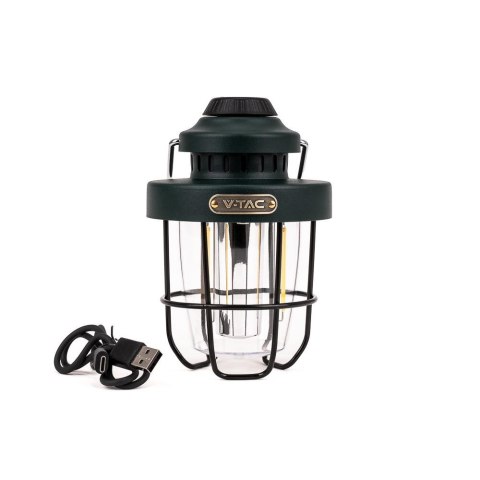 Lampa kempingowa przenośna V-TAC LED 3W IP44 ładowanie USB-C zmiana barwy VT-9903D 2700K+6500K 230lm