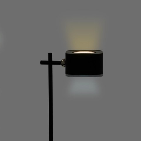 Lampka biurkowa V-TAC 4w1 35cm kinkiet klips latarka 3W LED CCT czarna VT-10115 3000K-6000K 300lm