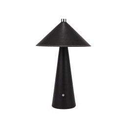 Lampka biurkowa nocna V-TAC 3W LED 33cm CCT ładowanie USB-C ściemnianie czarna skóra VT-10117 3000K-6000K 240lm